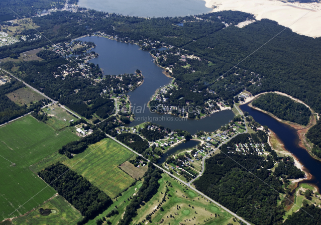 Upper Silver Lake in Oceana County, Michigan